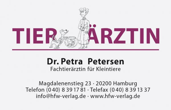 Visitenkarten Tierärztin